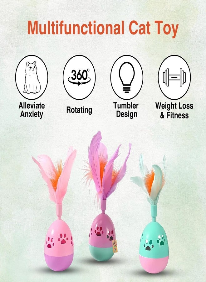 ويستيرن إرا لعبة دوارة ريشية للقطط من العصر الغربي - لعبة تفاعلية للحيوانات الأليفة، تصميم دوار بزاوية 360 درجة، تشجع القطط على اللعب النشط، وتحفز غرائز الصيد الطبيعية، وتعزز التمارين الرياضية، وتحفز القدرات الذهنية. - Image 4